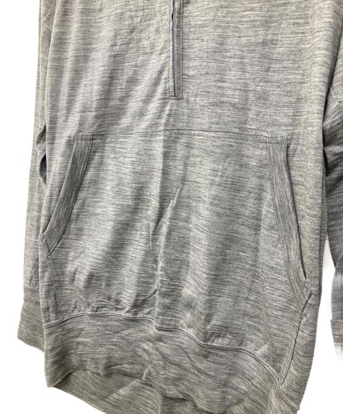 山と道（ヤマトミチ）山と道 (ヤマトミチ) Merino Hoody グレー サイズ:XSの古着・服飾アイテム