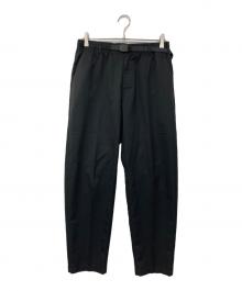 GRAMICCI×LOWERCASE（グラミチ×ロウワーケース）の古着「ワイドテーパードスラックスパンツ」｜ブラック