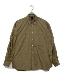 DAIWA PIER39（ダイワ ピア39）の古着「TECH WORK SHIRTS L/S GUN CLUB PLAIDS」｜ブラウン