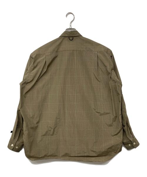 DAIWA PIER39（ダイワ ピア39）DAIWA PIER39 (ダイワ ピア39) TECH WORK SHIRTS L/S GUN CLUB PLAIDS ブラウン サイズ:Mの古着・服飾アイテム
