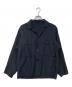 COMOLI（コモリ）の古着「Silk Utility Jacket / シルクユーティリティシャツジャケット」｜ブラック