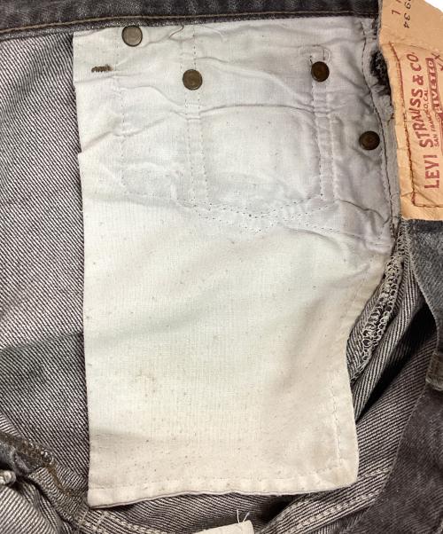 LEVI'S（リーバイス）LEVI'S (リーバイス) 90's 先染め501ブラックデニム グレー サイズ:W29の古着・服飾アイテム