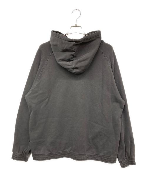 RE:NUMBER (N)INE（リナンバーナイン）RE:NUMBER (N)INE (リナンバーナイン) EMBLEM PIGMENT BIO PULLOVER HOODIE / エンブレム プルオーバーパーカー グレー サイズ:3の古着・服飾アイテム