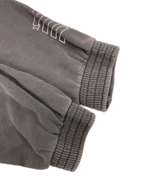 RE:NUMBER (N)INE（リナンバーナイン）RE:NUMBER (N)INE (リナンバーナイン) EMBLEM PIGMENT BIO PULLOVER HOODIE / エンブレム プルオーバーパーカー グレー サイズ:3の古着・服飾アイテム