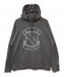RE:NUMBER (N)INE（リナンバーナイン）の古着「EMBLEM PIGMENT BIO PULLOVER HOODIE / エンブレム プルオーバーパーカー」｜グレー