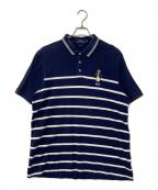 POLO RALPH LAURENポロ・ラルフローレン）の古着「ポロベアポロシャツ」｜ネイビー