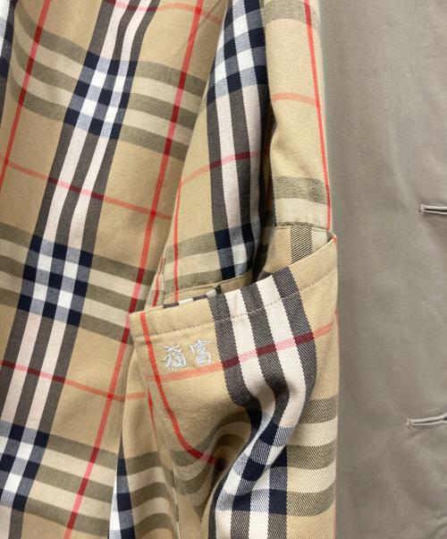 Burberry's（バーバリー）Burberry's (バーバリー) 90`sノバチェックステンカラーコート ベージュ サイズ:表記なしの古着・服飾アイテム
