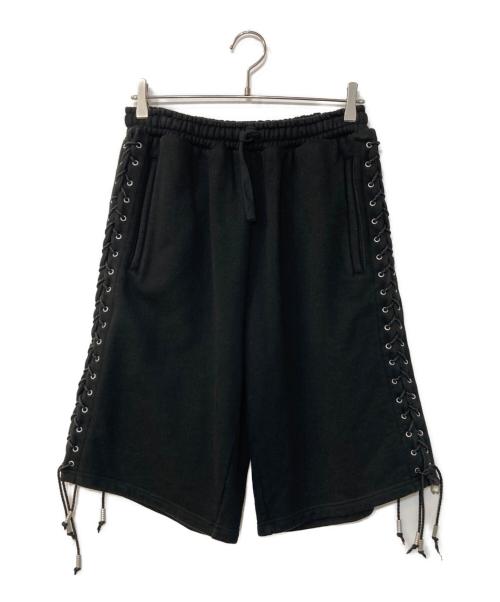 dig your own grave（デグヨアオウングレイブ）dig your own grave (デグヨアオウングレイブ) LACEUPSHORTS ブラック サイズ:Sの古着・服飾アイテム
