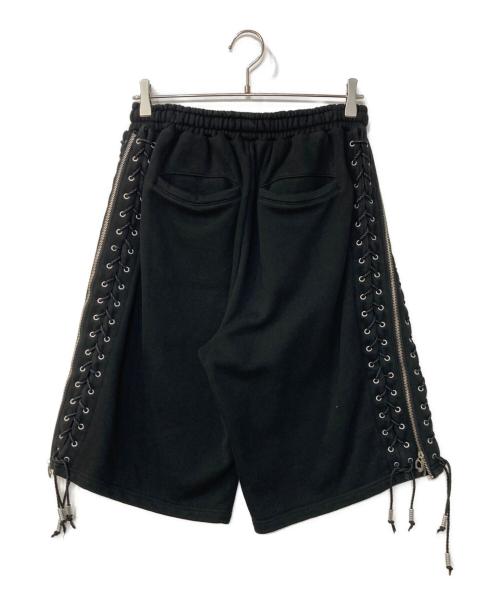 dig your own grave（デグヨアオウングレイブ）dig your own grave (デグヨアオウングレイブ) LACEUPSHORTS ブラック サイズ:Sの古着・服飾アイテム
