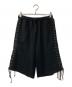 dig your own grave（デグヨアオウングレイブ）の古着「LACEUPSHORTS」｜ブラック