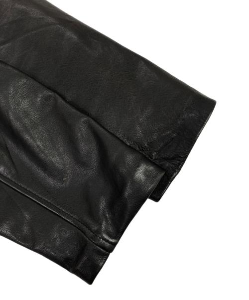 Rugby North America（ラグビーノースアメリカ）Rugby North America (ラグビーノースアメリカ) レザージャケット レザートラッカージャケット ブラック サイズ:不明の古着・服飾アイテム