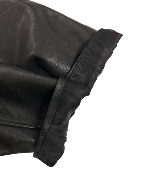 Rugby North America（ラグビーノースアメリカ）Rugby North America (ラグビーノースアメリカ) レザージャケット レザートラッカージャケット ブラック サイズ:不明の古着・服飾アイテム