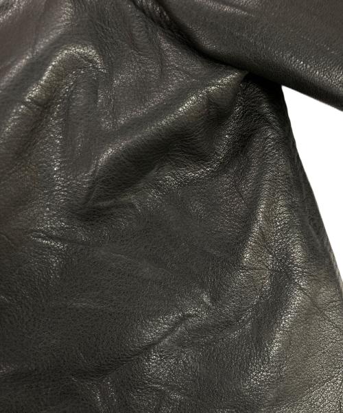 Rugby North America（ラグビーノースアメリカ）Rugby North America (ラグビーノースアメリカ) レザージャケット レザートラッカージャケット ブラック サイズ:不明の古着・服飾アイテム