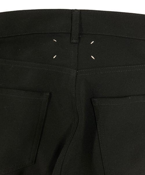 Maison Margiela（メゾンマルジェラ）Maison Margiela (メゾンマルジェラ) ポリワイドスラックス　Maison Margiela ブラック サイズ:40の古着・服飾アイテム