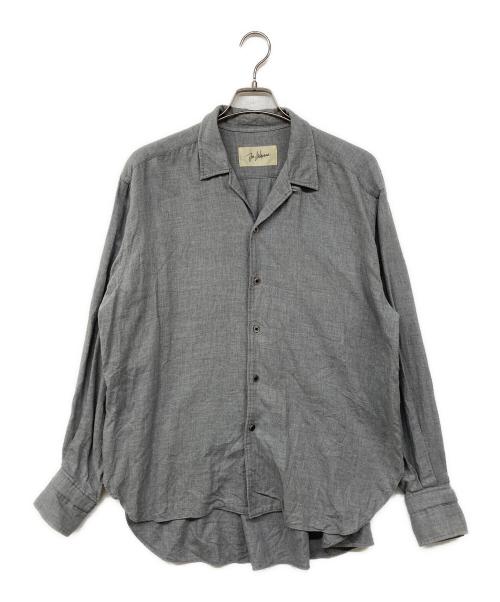 JUN MIKAMI（ジュン ミカミ）JUN MIKAMI (ジュン ミカミ) コットンウールレギュラーカラーシャツ グレー サイズ:記載なしの古着・服飾アイテム
