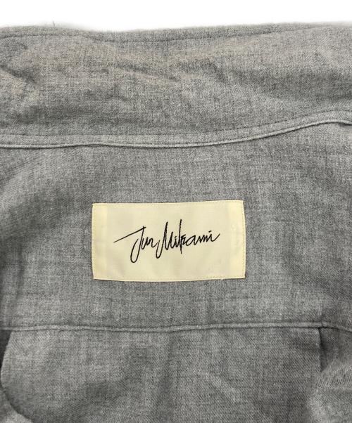 JUN MIKAMI（ジュン ミカミ）JUN MIKAMI (ジュン ミカミ) コットンウールレギュラーカラーシャツ グレー サイズ:記載なしの古着・服飾アイテム