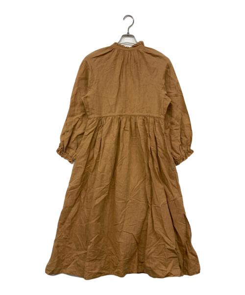 ne quittez pas（ヌキテパ）ne quittez pas (ヌキテパ) ブラウスワンピース ベージュ サイズ:FREEの古着・服飾アイテム