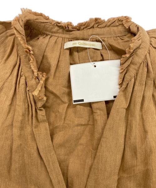 ne quittez pas（ヌキテパ）ne quittez pas (ヌキテパ) ブラウスワンピース ベージュ サイズ:FREEの古着・服飾アイテム
