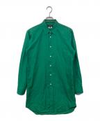 COMME des GARCONS HOMME PLUSコムデギャルソンオムプリュス）の古着「ロングシャツ」｜グリーン