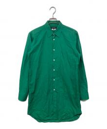 COMME des GARCONS HOMME PLUS（コムデギャルソンオムプリュス）の古着「ロングシャツ」｜グリーン