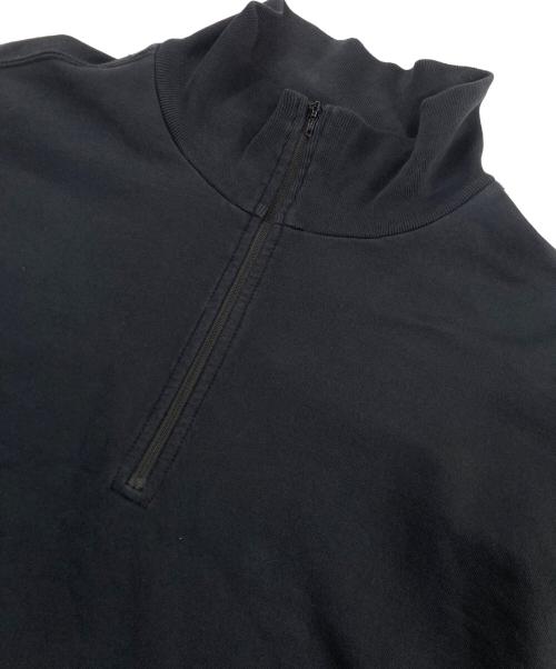THE INOUE BROTHERS（イノウエブラザーズ）THE INOUE BROTHERS (イノウエブラザーズ) FUNNEL NECK SWEAT / ファネルネックハーフジップスウェット ブラック サイズ:Mの古着・服飾アイテム