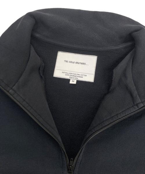 THE INOUE BROTHERS（イノウエブラザーズ）THE INOUE BROTHERS (イノウエブラザーズ) FUNNEL NECK SWEAT / ファネルネックハーフジップスウェット ブラック サイズ:Mの古着・服飾アイテム
