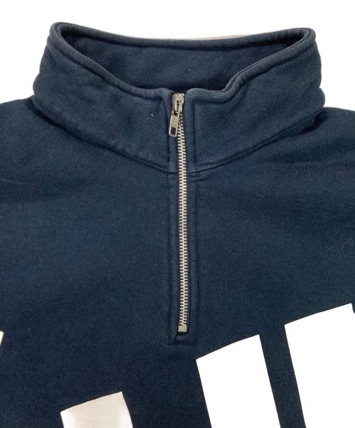 SUPREME（シュプリーム）SUPREME (シュプリーム) Half Zip  Pullover / ハーフジッププルオーバー 15AW   ネイビー サイズ:Mの古着・服飾アイテム