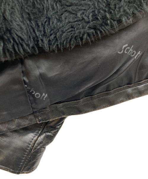 Schott（ショット）Schott (ショット) ライナー付ライダース トラッカージャケット ブラック サイズ:36の古着・服飾アイテム
