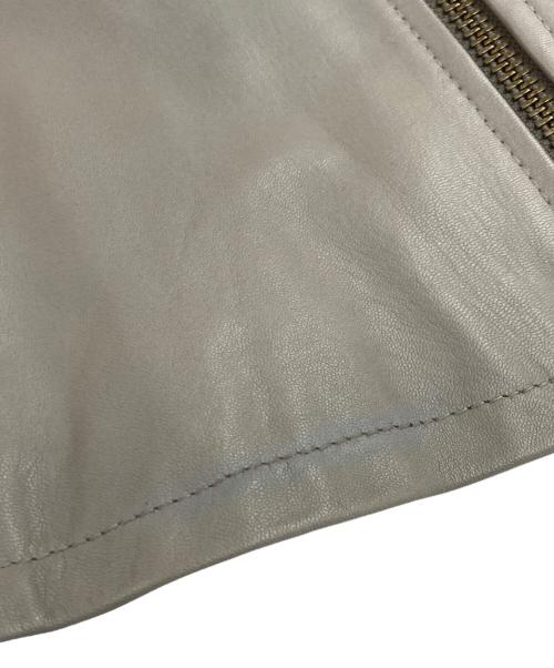 AVIREX（アヴィレックス）AVIREX (アヴィレックス) ROAD / ロード 撥水レザージャケット グレー サイズ:Lの古着・服飾アイテム