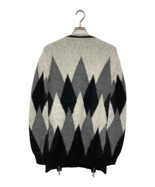 TAKAHIROMIYASHITA TheSoloIst.（タカヒロミヤシタ ザソロイスト）TAKAHIROMIYASHITA TheSoloIst. (タカヒロミヤシタ ザソロイスト) boat neck argyle cape / ボートネックアーガイルケープ ホワイト サイズ:記載なしの古着・服飾アイテム