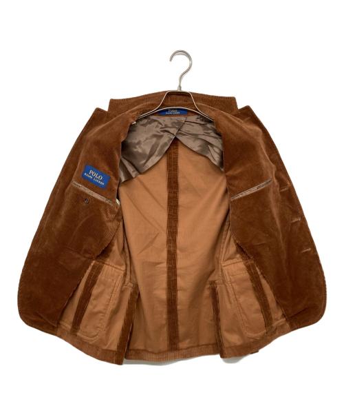 POLO RALPH LAUREN（ポロ・ラルフローレン）POLO RALPH LAUREN (ポロ・ラルフローレン) ベストセット コーデュロイジャケット ブラウン サイズ:ジャケット36S/ベスト38Sの古着・服飾アイテム
