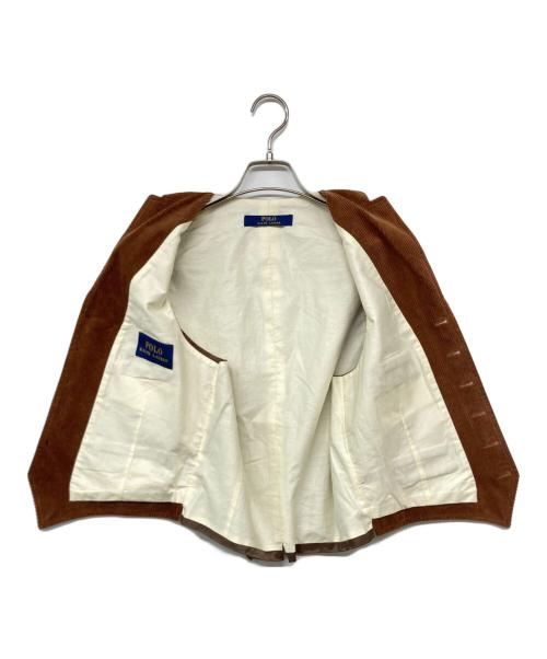 POLO RALPH LAUREN（ポロ・ラルフローレン）POLO RALPH LAUREN (ポロ・ラルフローレン) ベストセット コーデュロイジャケット ブラウン サイズ:ジャケット36S/ベスト38Sの古着・服飾アイテム
