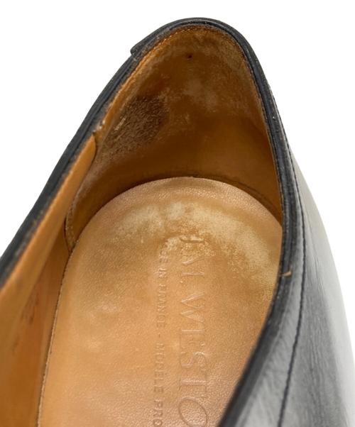 J.M.WESTON（ジェイエムウエストン）J.M.WESTON (ジェイエムウエストン) DERBY with wings / ウィングチップレザーシューズ ブラック サイズ:6/Ｃの古着・服飾アイテム