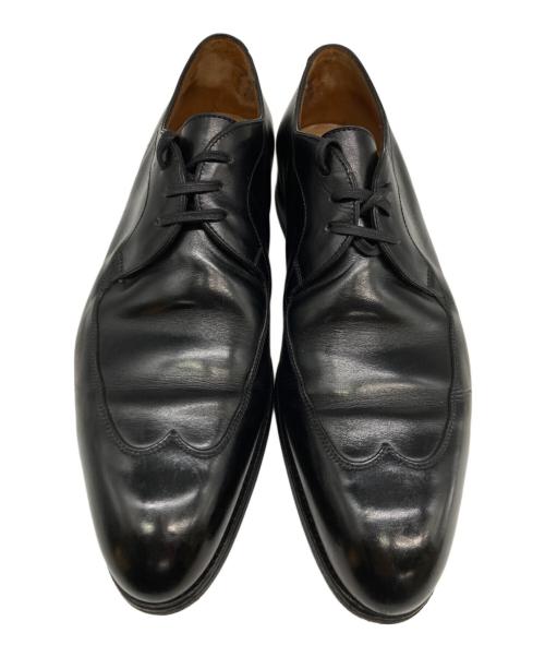 J.M.WESTON（ジェイエムウエストン）J.M.WESTON (ジェイエムウエストン) DERBY with wings / ウィングチップレザーシューズ ブラック サイズ:6/Ｃの古着・服飾アイテム