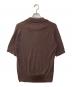 JOHN SMEDLEY (ジョンスメドレー) ESLOW (エスロー) スキッパーニットポロシャツ ブラウン サイズ:M：8000円