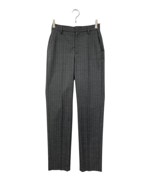 MM6 Maison Margiela（エムエムシックスメゾンマルジェラ）MM6 Maison Margiela (エムエムシックスメゾンマルジェラ) ストライプスラックス グレー サイズ:38の古着・服飾アイテム