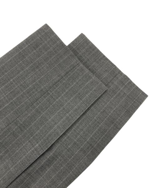 MM6 Maison Margiela（エムエムシックスメゾンマルジェラ）MM6 Maison Margiela (エムエムシックスメゾンマルジェラ) ストライプスラックス グレー サイズ:38の古着・服飾アイテム