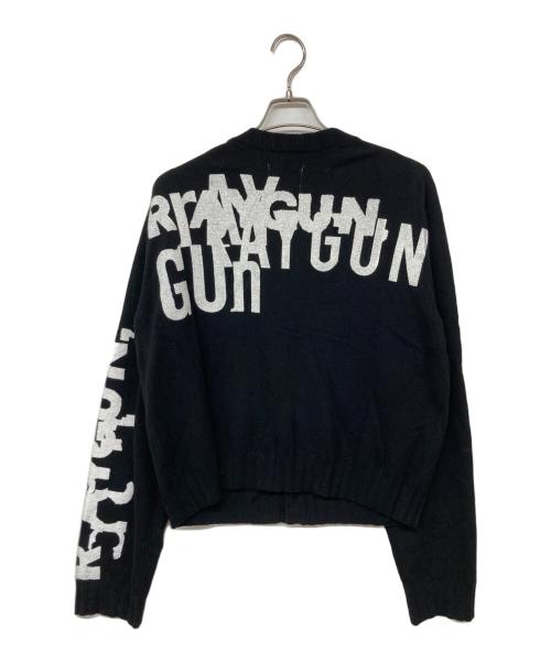 TAKAHIROMIYASHITA TheSoloIst.（タカヒロミヤシタ ザソロイスト）TAKAHIROMIYASHITA TheSoloIst. (タカヒロミヤシタ ザソロイスト) RAY GUN ウールクロップドカーディガン ブラック サイズ:50の古着・服飾アイテム