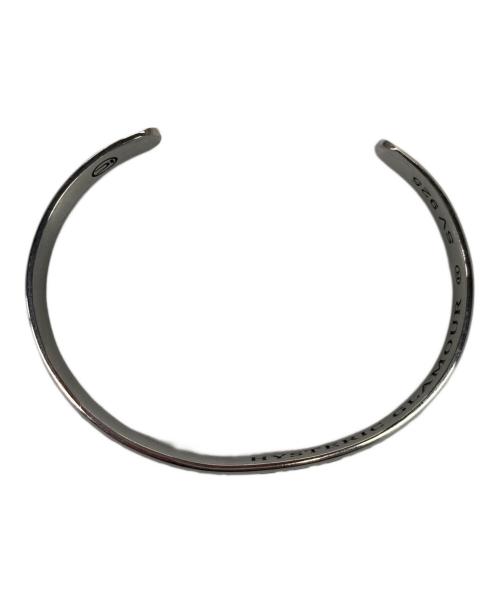 Hysteric Glamour（ヒステリックグラマー）Hysteric Glamour (ヒステリックグラマー) UNDERCOVER (アンダーカバー) CAN YOU FEEL MY LOVE BUZZ / バングル シルバーの古着・服飾アイテム