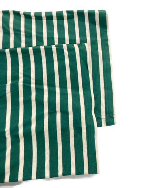 Oblada（オブラダ）Oblada (オブラダ) GUERNSEY BORDER バスクシャツ グリーン×アイボリー サイズ:Fの古着・服飾アイテム