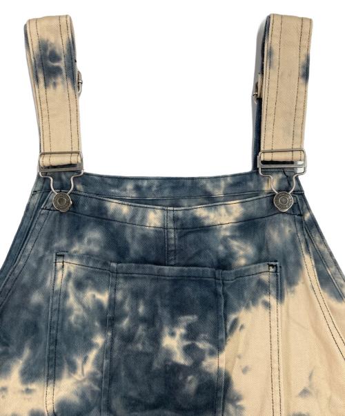 ROY REFLECT OVERJOY（ロイ リフレクトオーバージョイ）ROY REFLECT OVERJOY (ロイ リフレクトオーバージョイ) ビッグオーバーオール ベージュ×ネイビー サイズ:Fの古着・服飾アイテム