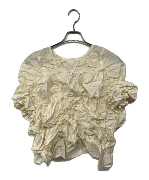 PRANK PROJECT（プランクプロジェクト）PRANK PROJECT (プランクプロジェクト) しぼりプリーツ2WAYトップ ベージュ サイズ:FREEの古着・服飾アイテム