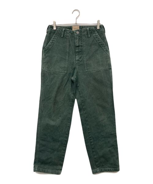 THE SHISHIKUI（シシクイ）THE SHISHIKUI (シシクイ) Color baker デニムパンツ グリーン サイズ:36の古着・服飾アイテム