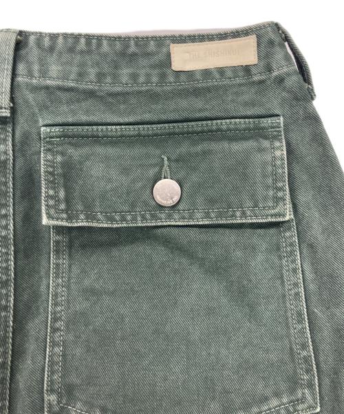 THE SHISHIKUI（シシクイ）THE SHISHIKUI (シシクイ) Color baker デニムパンツ グリーン サイズ:36の古着・服飾アイテム
