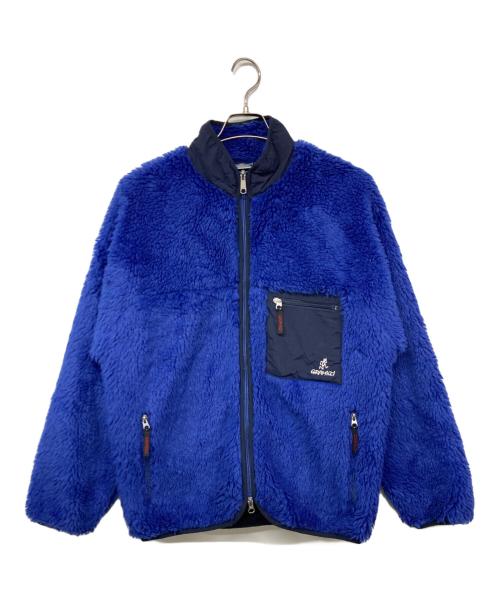 GRAMICCI（グラミチ）GRAMICCI (グラミチ) ボアフリースブルゾン ブルー サイズ:Mの古着・服飾アイテム