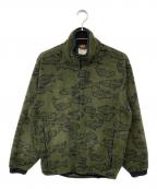Rayレイ）の古着「90`sフィッシュ柄POフリース」｜グリーン