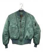 AVIREXアヴィレックス）の古着「MA-1ジャケット / フライトジャケット」｜グリーン