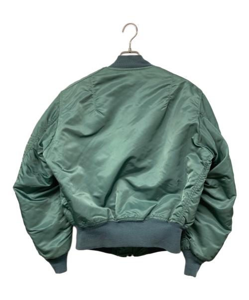 AVIREX（アヴィレックス）AVIREX (アヴィレックス) MA-1ジャケット / フライトジャケット グリーン サイズ:LARGEの古着・服飾アイテム