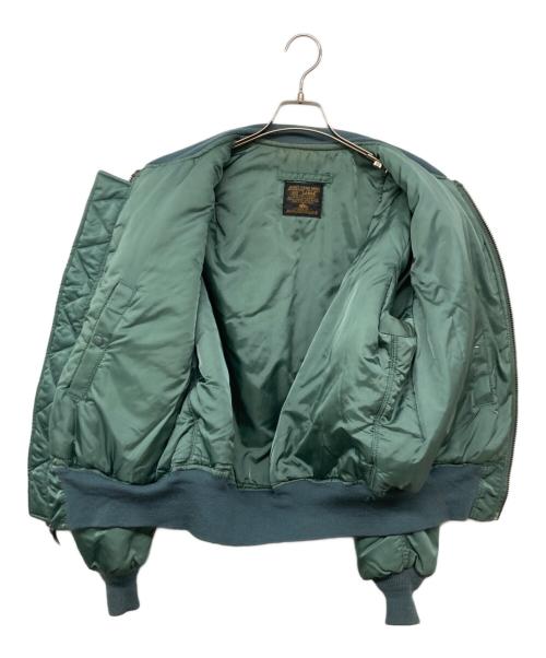 AVIREX（アヴィレックス）AVIREX (アヴィレックス) MA-1ジャケット / フライトジャケット グリーン サイズ:LARGEの古着・服飾アイテム