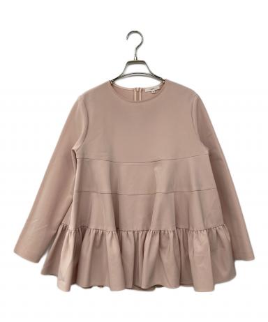 中古・古着通販】yori (ヨリ) ティアードギャザーブラウス ピンク